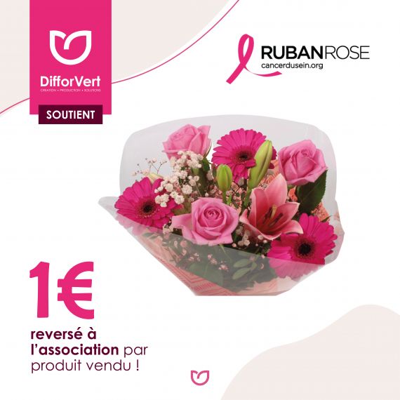 DifforVert s’engage avec l’association Ruban Rose